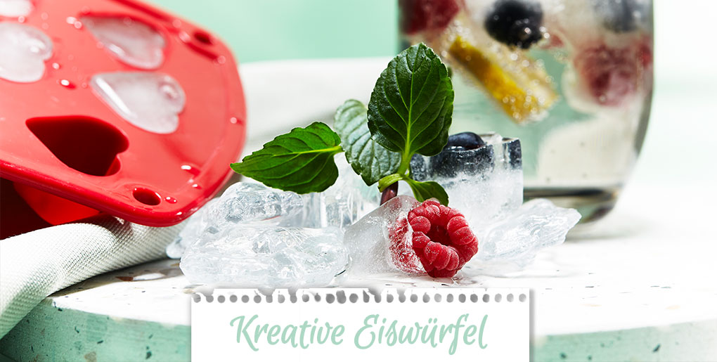Kreative Eiswürfel